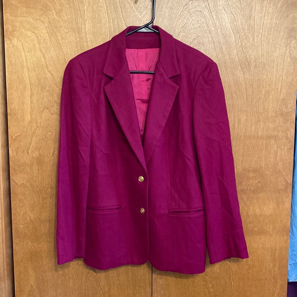 Stephen Douglas ltd vintage wool blazer pink size 14
